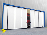 Промышленные откатные ворота Doorhan с нижней направляющей серии isg-lg 3000*10000